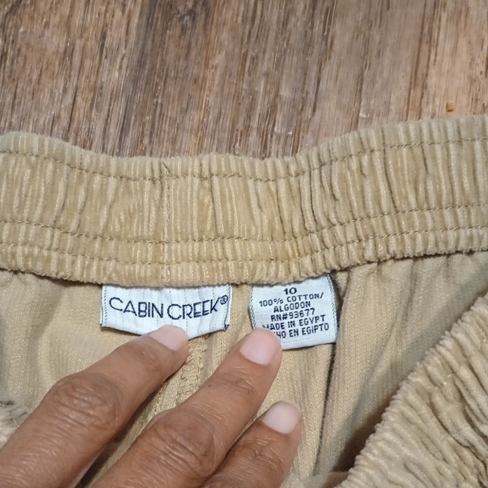 Cabin Creek Womens Beige pants Size 10 - Picture 3 of 4